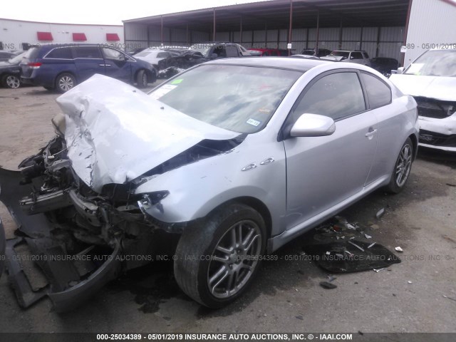 JTKDE177X50009428 - 2005 TOYOTA SCION TC ვერცხლისფერი ფოტო 2