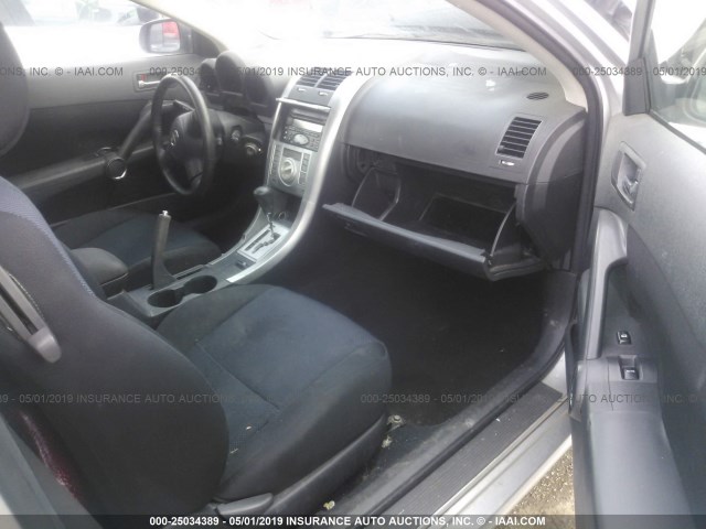 JTKDE177X50009428 - 2005 TOYOTA SCION TC ვერცხლისფერი ფოტო 5