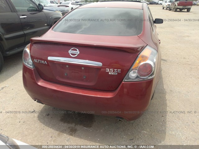 1N4BL21E37N493388 - 2007 NISSAN ALTIMA 3.5SE/3.5SL RED photo 6