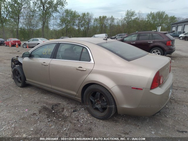 1G1ZH57B48F284853 - 2008 CHEVROLET MALIBU 1LT GOLD photo 3