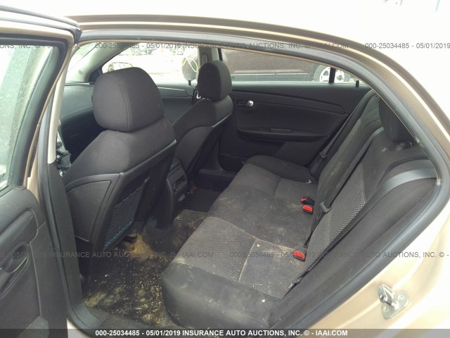 1G1ZH57B48F284853 - 2008 CHEVROLET MALIBU 1LT GOLD photo 8