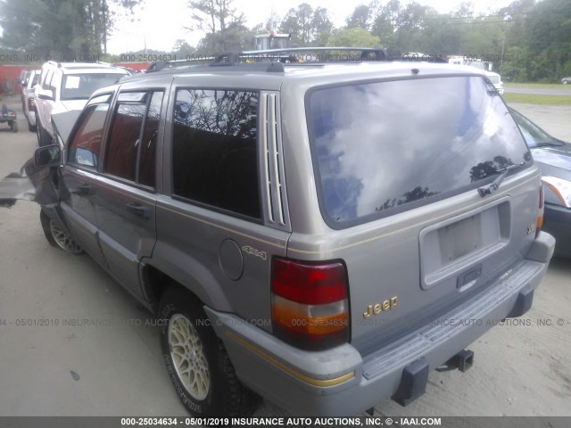 1J4GZ78Y9SC594607 - 1995 JEEP GRAND CHEROKEE LIMITED/ORVIS Champagne photo 3