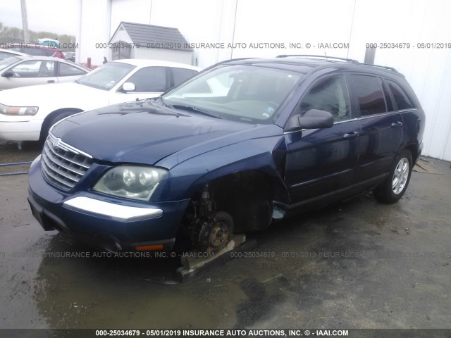 2C8GF68434R520405 - 2004 CHRYSLER PACIFICA Dark Blue photo 2