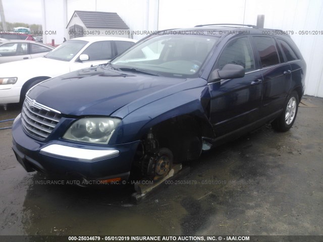 2C8GF68434R520405 - 2004 CHRYSLER PACIFICA Dark Blue photo 6