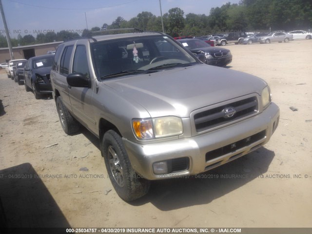 JN8DR07Y31W531389 - 2001 NISSAN PATHFINDER LE/SE/XE Champagne photo 1