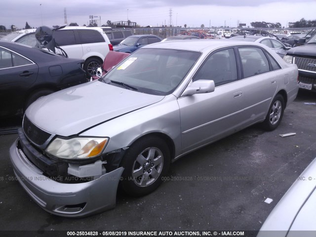 4T1BF28B22U237928 - 2002 TOYOTA AVALON XL/XLS ვერცხლისფერი ფოტო 2