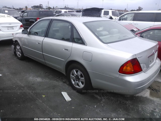 4T1BF28B22U237928 - 2002 TOYOTA AVALON XL/XLS ვერცხლისფერი ფოტო 3