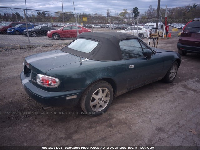 JM1NA3535T0701208 - 1996 MAZDA MX-5 MIATA GREEN photo 4