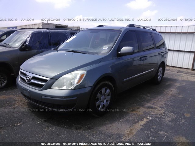 KNDMC233686054003 - 2008 HYUNDAI ENTOURAGE GLS/SE/LIMITED GRAY photo 2