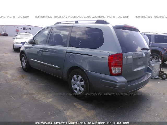 KNDMC233686054003 - 2008 HYUNDAI ENTOURAGE GLS/SE/LIMITED GRAY photo 3