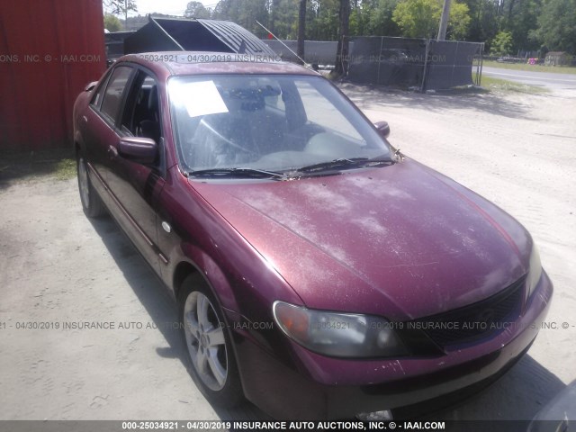 JM1BJ226131117569 - 2003 MAZDA PROTEGE DX/LX/ES RED photo 1