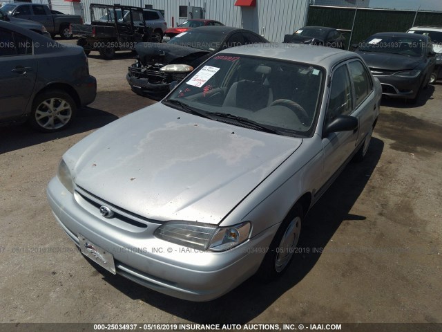 1NXBR12E9XZ181157 - 1999 TOYOTA COROLLA VE/CE/LE SILVER photo 2