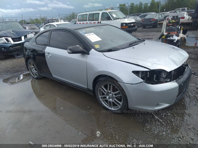 JTKDE167180221088 - 2008 TOYOTA SCION TC BLACK photo 1