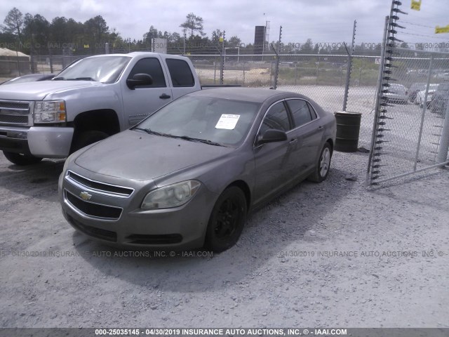 1G1ZA5EU8CF245278 - 2012 CHEVROLET MALIBU LS GRAY photo 2
