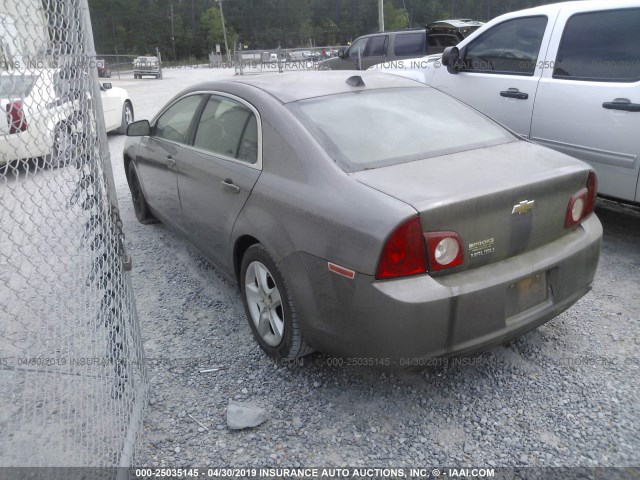 1G1ZA5EU8CF245278 - 2012 CHEVROLET MALIBU LS GRAY photo 3