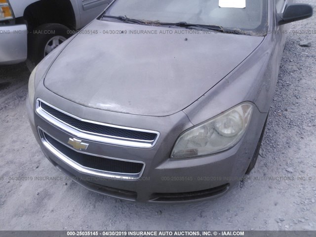 1G1ZA5EU8CF245278 - 2012 CHEVROLET MALIBU LS GRAY photo 6