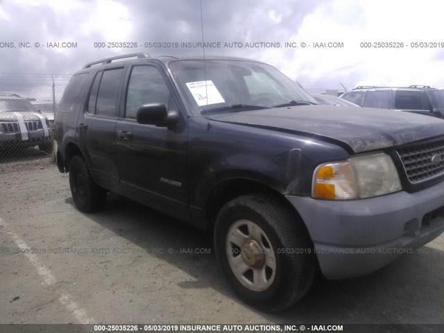 1FMZU62K52ZC65620 - 2002 FORD EXPLORER XLS BLUE photo 1