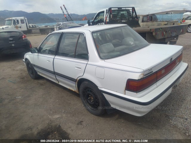1HGED3559ML041135 - 1991 HONDA CIVIC LX WHITE photo 3