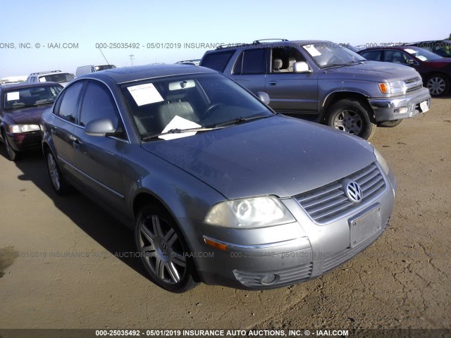 WVWAD63B35P027510 - 2005 VOLKSWAGEN PASSAT GLS GRAY photo 1