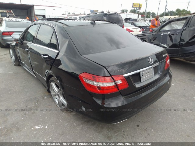 WDDHF5KB8DA710587 - 2013 MERCEDES-BENZ E 350 BLACK photo 3