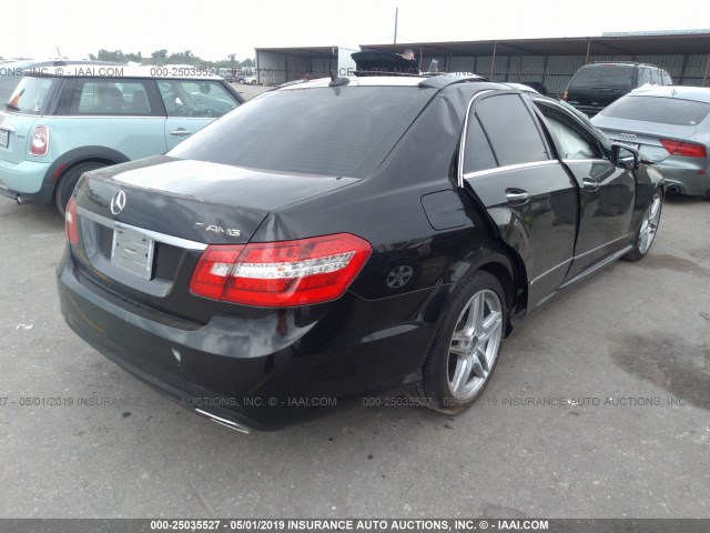 WDDHF5KB8DA710587 - 2013 MERCEDES-BENZ E 350 BLACK photo 4