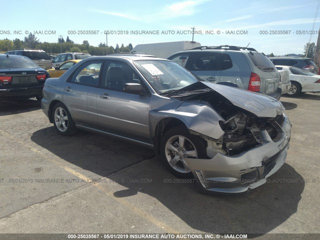 JF1GD616X7H524623 - 2007 SUBARU IMPREZA 2.5I SILVER photo 1