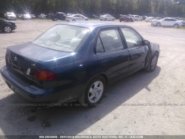 2T1BR18E0WC040310 - 1998 TOYOTA COROLLA VE/CE/LE 蓝色 照片 4