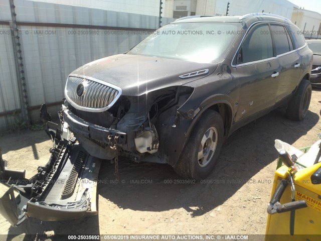 5GAER23D99J118952 - 2009 BUICK ENCLAVE CXL BLACK photo 2