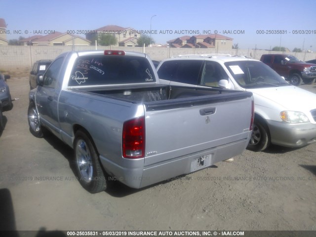 1D7HA16K26J232137 - 2006 DODGE RAM 1500 ST SILVER photo 3