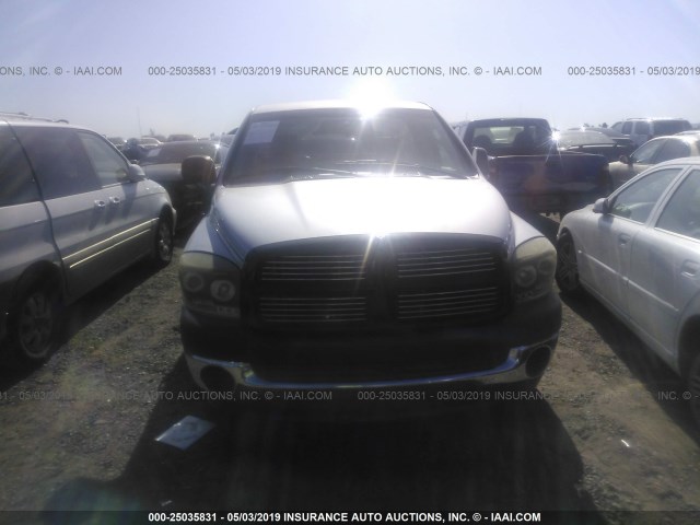 1D7HA16K26J232137 - 2006 DODGE RAM 1500 ST SILVER photo 6