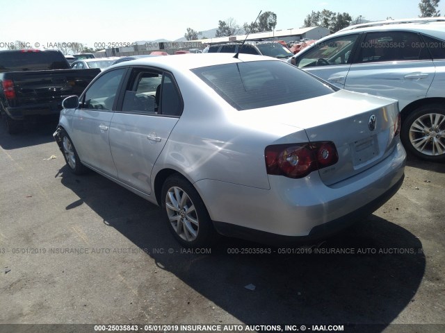 3VWAZ7AJ5AM092406 - 2010 VOLKSWAGEN JETTA LIMITED SILVER photo 3