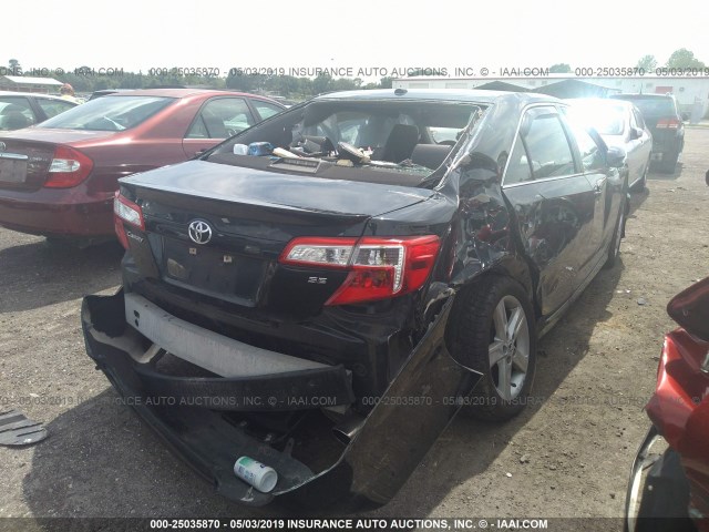 4T1BF1FK9CU016289 - 2012 TOYOTA CAMRY SE/LE/XLE BLACK photo 6