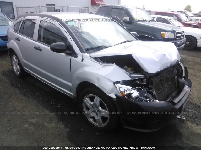 1B3HB48B18D583548 - 2008 DODGE CALIBER SXT SILVER photo 1