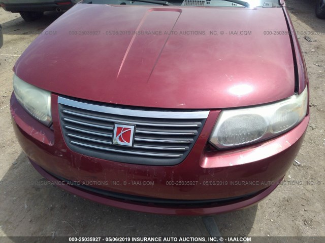 1G8AJ55F56Z123738 - 2006 SATURN ION LEVEL 2 红色 照片 6