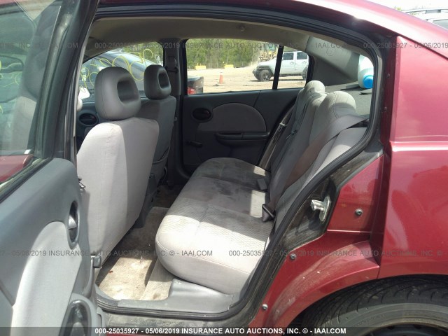 1G8AJ55F56Z123738 - 2006 SATURN ION LEVEL 2 红色 照片 8