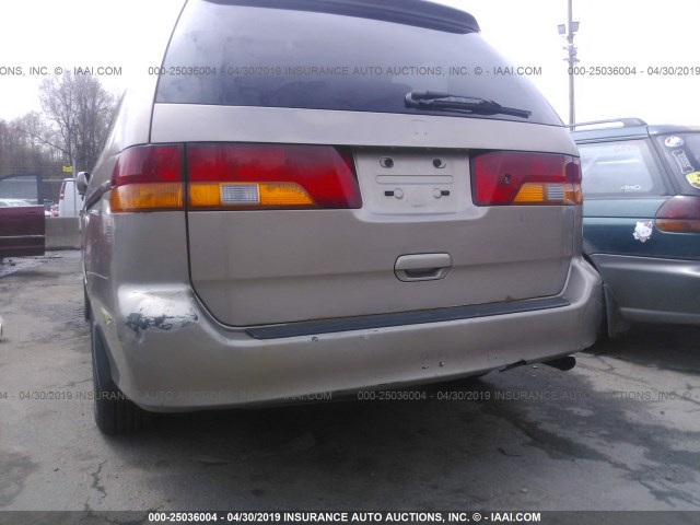 5FNRL180X3B066828 - 2003 HONDA ODYSSEY EXL GOLD photo 6