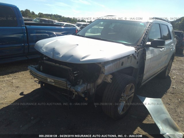 1FM5K7D88GGC53699 - 2016 FORD EXPLORER XLT SILVER photo 2