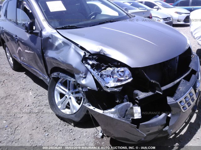 JN8AS5MT9DW500553 - 2013 NISSAN ROGUE S/SV GRAY photo 6