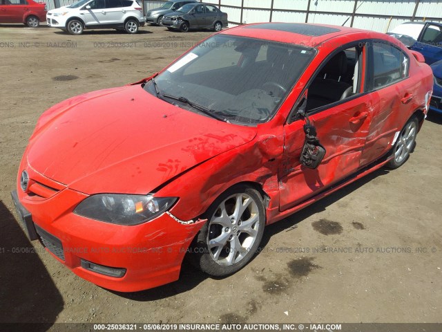 JM1BK323X71628776 - 2007 MAZDA 3 S RED photo 2