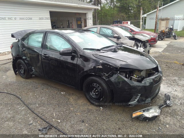 5YFBURHE2GP498316 - 2016 TOYOTA COROLLA L/LE/LE PLS/PRM/S/S PLS BLACK photo 1