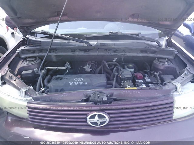 JTLKT324564054515 - 2006 TOYOTA SCION XB 勃艮第红 照片 10