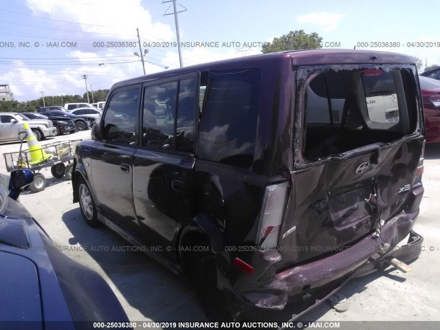 JTLKT324564054515 - 2006 TOYOTA SCION XB 勃艮第红 照片 3