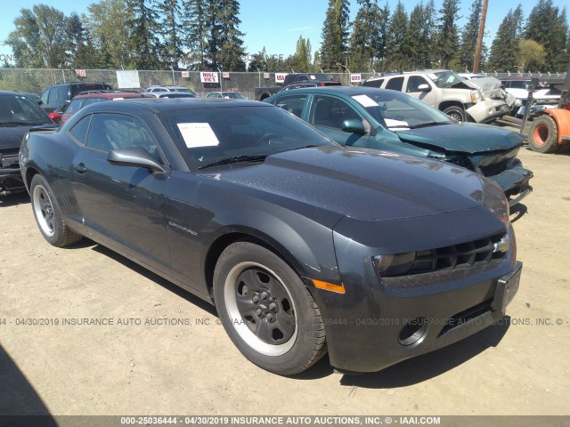 2G1FA1E3XD9108517 - 2013 CHEVROLET CAMARO LS BLACK photo 1