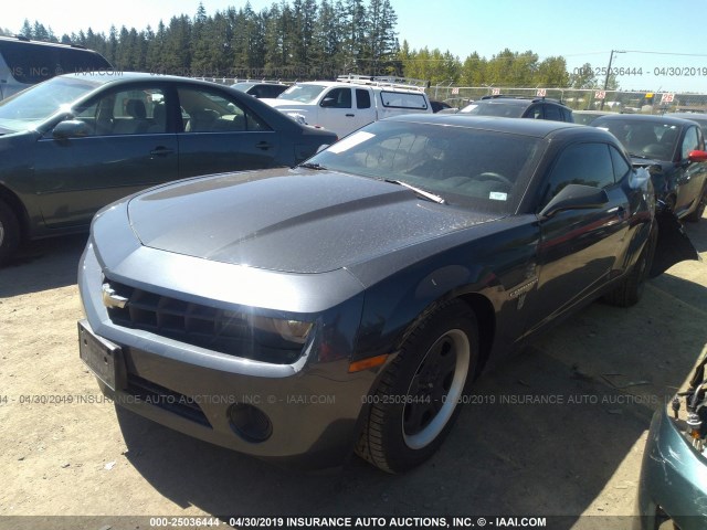 2G1FA1E3XD9108517 - 2013 CHEVROLET CAMARO LS BLACK photo 2