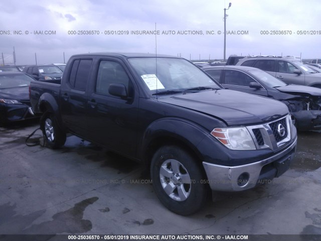 1N6AD0ER1AC436241 - 2010 NISSAN FRONTIER CREW CAB SE/LE/NISMO GRAY photo 1