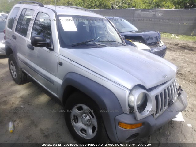 1J4GK48K23W683692 - 2003 JEEP LIBERTY SPORT/FREEDOM SILVER photo 1