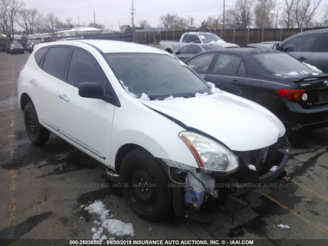 JN8AS5MT7BW163099 - 2011 NISSAN ROGUE S/SV/KROM WHITE photo 1