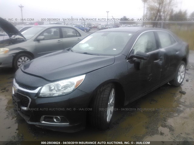 1G11F5SL2FF124437 - 2015 CHEVROLET MALIBU LTZ GRAY photo 2