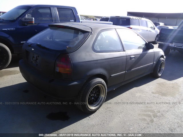 2HGEJ6448TH109794 - 1996 HONDA CIVIC DX BLACK photo 4