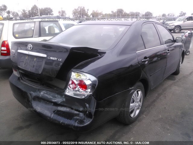 4T1BE32K86U652842 - 2006 TOYOTA CAMRY LE/XLE/SE BLACK photo 4